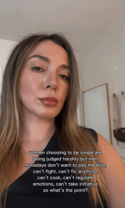 Post Instagram @missliveitup
Women choosing to be single are being judge harshly but men nowadays don't want to pay the bills, can't fight, can't fix anything, can't cook, can't regulate emotions, can't take initiatives, so what's the point?